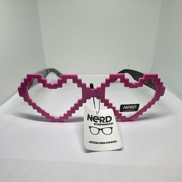 Nerd Eyewear Pixel Heart Glasses – UV400 Protection 😎❤️✨ - Picture 3 of 3